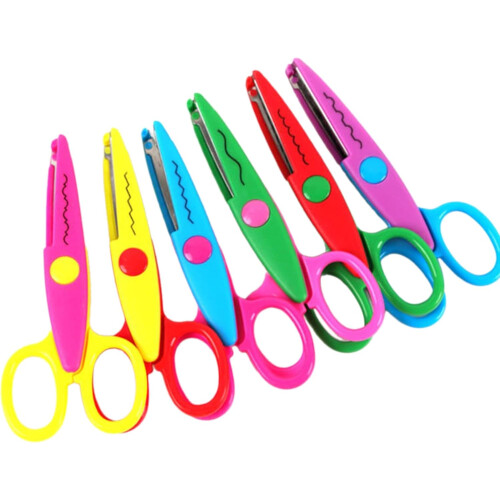 6pcs Child Safety Scissors Small Craft Scissors with Ergonomic Design 2