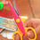 6pcs Child Safety Scissors Small Craft Scissors with Ergonomic Design 4