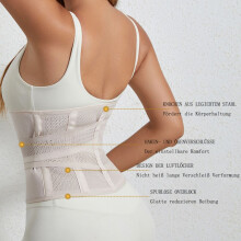 Cinta modeladora pós-parto respirável e confortável, com suporte ajustável que promove a recuperação, tamanho versátil para uso diário,