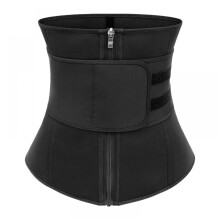 Atmungsaktiver Taillenformer für Damen, ideal für Sauna, Schwitzen und Workout, Bauchkontrolle, Latex-Bodyformer mit verstellbarer Kompression,