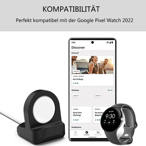 Βάση σιλικόνης για το Google Pixel Watch, ευρεία συμβατότητα με ενσωματωμένη υποδοχή 2