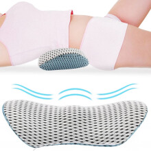 Supporto lombare per il sollievo dal mal di schiena, schiuma a memoria di forma per l'allineamento della colonna vertebrale, design ergonomico,