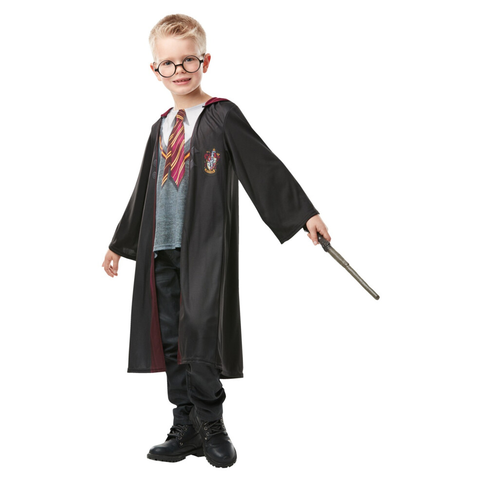 Harry Potter (3-4 Years, Black) Boys Deluxe Gryffindor Costume Robe