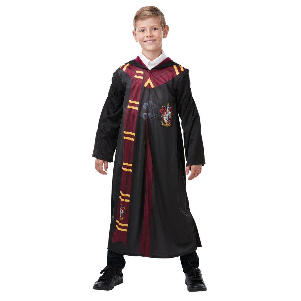 Harry Potter (11-12 Years, ) Childrens/Kids Gryffindor Costume Robe Black