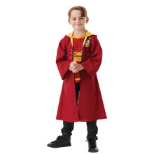 (11-12 Years, Red/Yellow) Harry Potter Childrens/Kids Quidditch Costume Robe