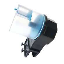 Automatic Fish Feeder for Betta Tank with Dual Feeding Modes and Adjustable Food Dispensing  Blue