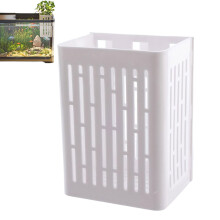 Wall Mounted Aquarium Plant Holder with SpaceSaving Transparent Cups for Aquatic Landscaping