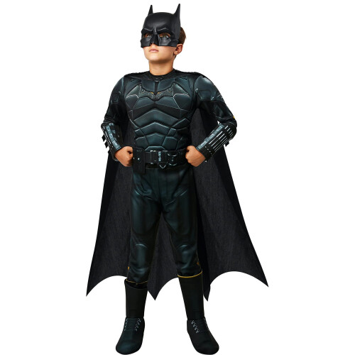 Batman (S, Black) Batman Boys Deluxe Costume