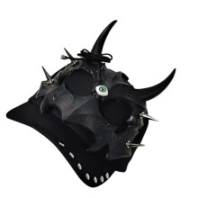 Goth Beast Ear Baseball Cap für Erwachsene Dark-Teufelshörner