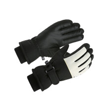 Wasserabweisende Schnee-Ski-Handschuhe für Kinder,-Schwarz 15