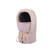 Acrylic Hat With Extended Ear Flap Thermally Ear Cover Cap-Pink