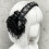 Couvre-oreilles Punk avec bandeau coupe-vent en Patchwork-Blanc 5