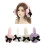 Cache-oreilles chauds en peluche avec couvre-oreilles avec-Rose 3