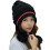 Wintermütze aus Polyester mit Ohrenklappenfutter und-Schwarz 1 1