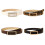 Adjustable Furry Leopard Belt Comfortable Thin-White 102cm 2