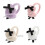 Cache-oreilles chauds en peluche avec couvre-oreilles avec-Rose 4