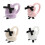 Cache-oreilles chauds en peluche avec couvre-oreilles avec-Rose 2
