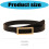 Adjustable Furry Leopard Belt Comfortable Thin-White 102cm 4