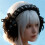 Couvre-oreilles Punk avec bandeau coupe-vent en Patchwork-Blanc 4