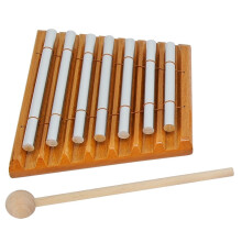 TrellaTon Seven Chime Sticks with Ball Beater Tone C, D, E, F, G, A and B