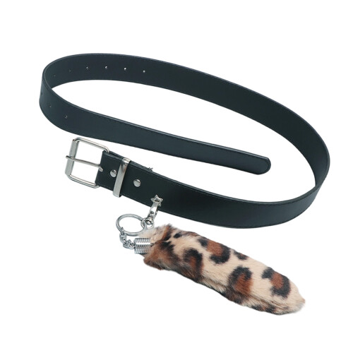 Practical PU Leather Waist Strap Adjustable Length Unisex-B