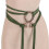 Historical Theme Rope Belt With Braided-bronze thread green 1