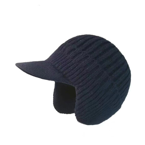 Chapeau à oreillettes en tricot confortable, conception-1234