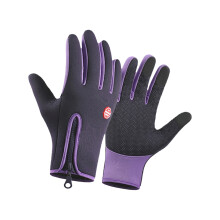 Gants d'hiver unisexes à écran tactile, Protection-Violet