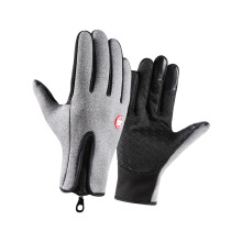 Gants unisexes prêts pour l'hiver, écran tactile,-Gris