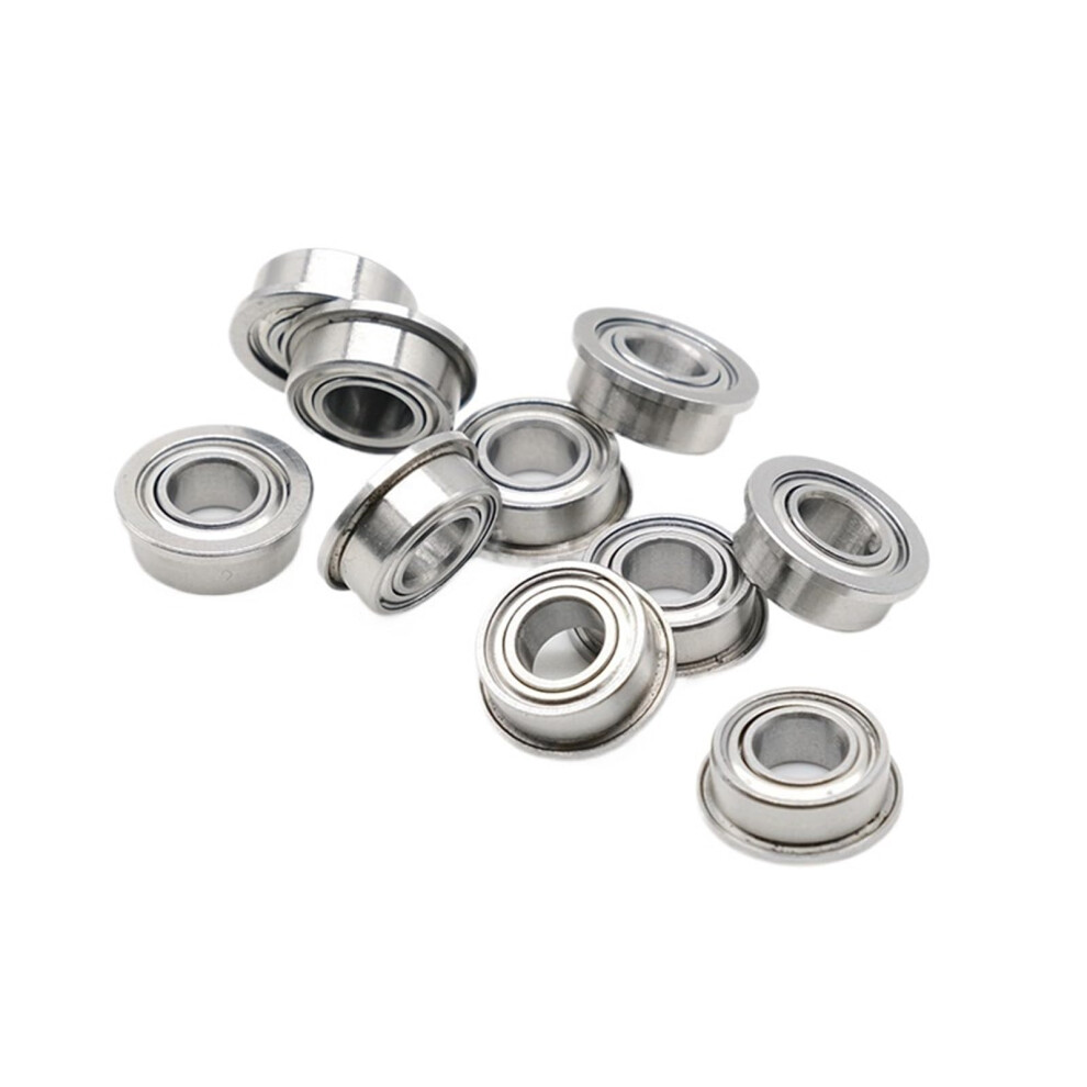 Mf105zz Flange Bearing 5X10x4mm 10Pcs Double Shielded Miniature Ball Bearings For Rc And Robotics 9189345139079
