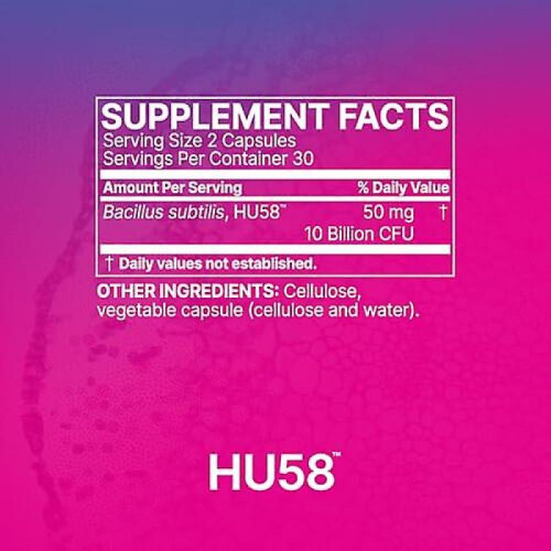 Microbiome Labs HU58 Bacillus Subtilis Spore Probiotic 60 Capsules 1