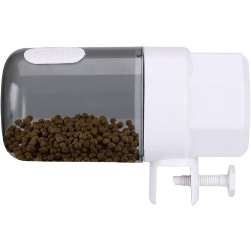Automatic Fish Food Dispenser  Plastic Tank, Timer Controlled, Consistent Feeding, Dispenses Pellets or Flakes 2