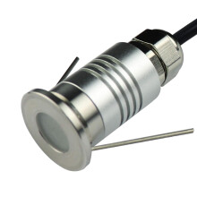 Mini InGround Well Light, 1W, 12V DC, 120 Beam, IP67 Waterproof, Underground Landscape Lighting, Cool White 6000K