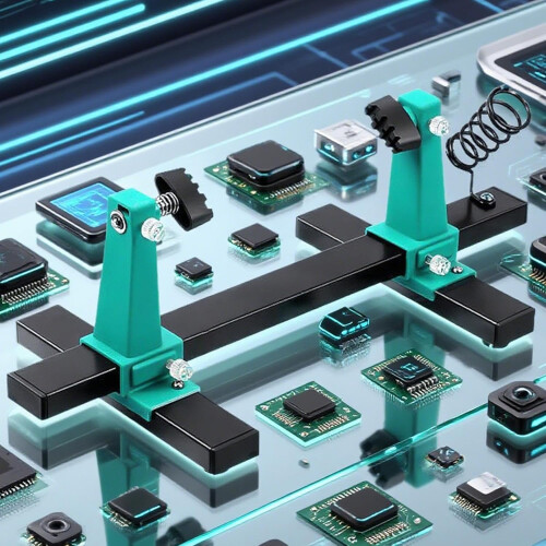 PCB Holder with 360 Rotation Adjustable Clamp Metal Frame for Electronics  and Soldering 1