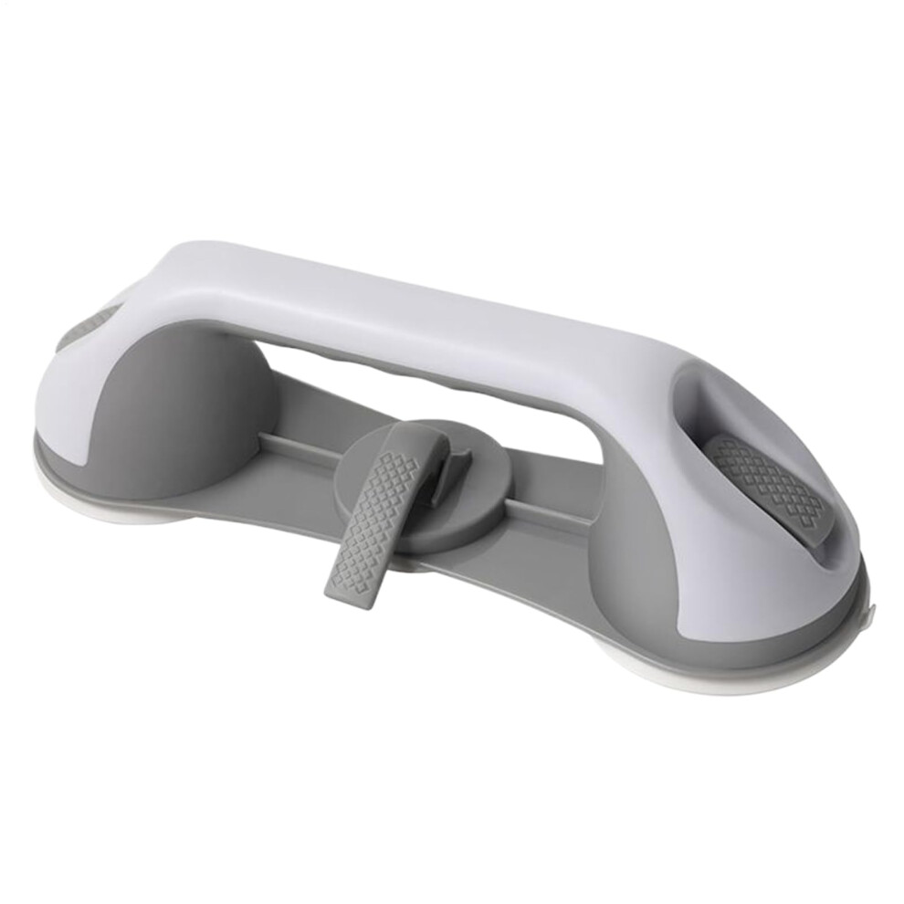 Shower Grab Bar with AntiSlip Grip, Tool Suction Bathroom Safety Rail for Elderly, Handicap, 11.02x3.54 Inches