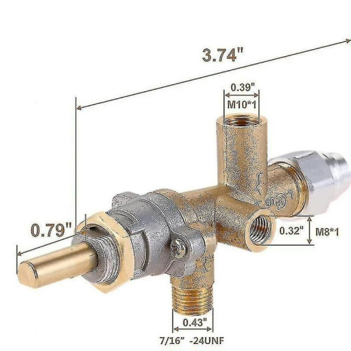 Gas Patio Heater Control Valve Thermocouple Sensor Dump Switch Knob Propane Lpg Fire Pit Control Sa