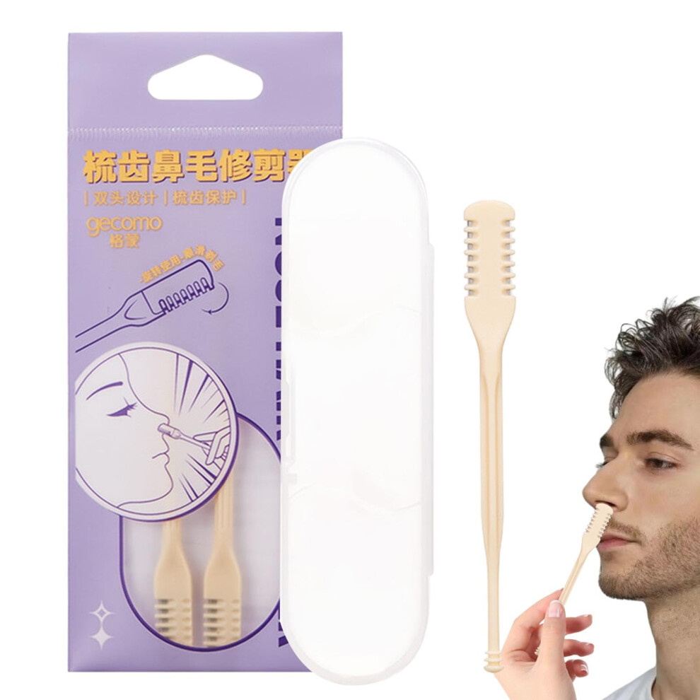 Nose Hair Trimmer for Men and Women, 2 in 1 Painless Nose and Ear Hair Removal Tool with Dual Cutter Head