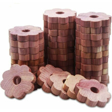 Cedar Blocks for Natural Freshness, Premium Quality Scented Cedar Wood Rings that Protect Clothes, Cedar Chips for Moisture Absorption and Pest Repell