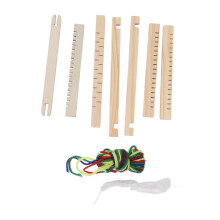 Wooden Loom for Craft Enthusiasts, Weaving Loom Kit Designed for Skill Development and Creative Expression, Enhances Fine Motor Skills and Hand Eye Co