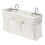 Hanging Storage Organizer, Bedside Caddy with Fully Covered Hook and Loop Fasteners, Adjustable Straps, and Space-Saving Design for Any Room 1