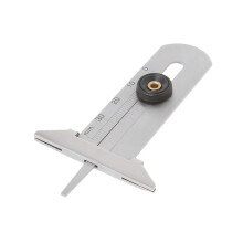 Stainless Steel Car Tyre Tread Depth Gauge 0-30mm Caliper Tool for Accurate Tire Depth Measurement