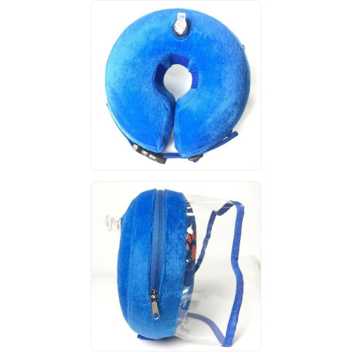 Inflatable Collar with Clear Baffle, Soft Cone for Cats for After Surgery and Adjustable Ref: 1487 2