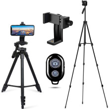Všestranný statív pre všetky vaše kreatívne potreby, podporuje 360 panoramatické snímanie a obsahuje diaľkové ovládanie Bluetooth