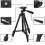 Tripé compacto e leve de 57 polegadas para câmeras DSLR, construção em liga de alumínio de alta qualidade que garante durabilidade, pés de 3