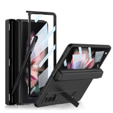 Samsung Galaxy Z Fold 3 Case with Stand Feature, Built-in Screen Protector Shockproof Protective Phone Case Ultra-Thin Design, Heat Dissipation for
