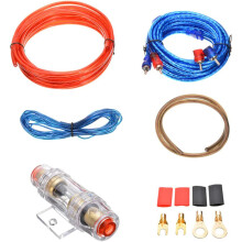 Fusible ANL de compétition plaqué or, kit de câblage pour amplificateur de voiture avec protection maximale contre les surcharges, kit de câblage