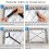 Clipes para Lençol de Cama com Elástico, Presilhas Ajustáveis com Design Triangular de Proteção, Cordas Elásticas Resistentes. 4