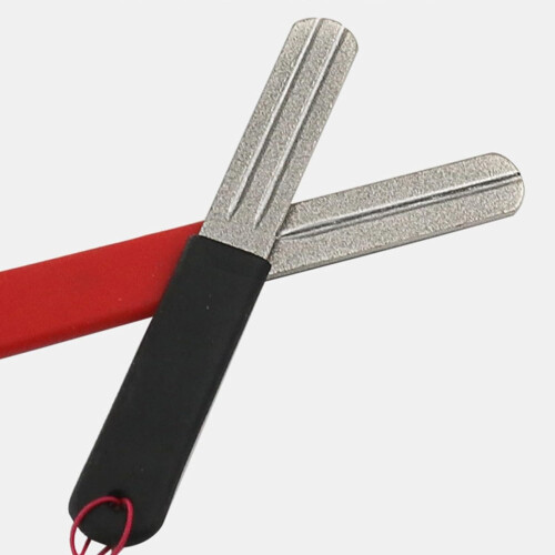 Grinding Stone for Fish Hooks, Double-Sided Sharpener Tool, Black Fishhook Sharpening File, Durable Fishing Accessory 2