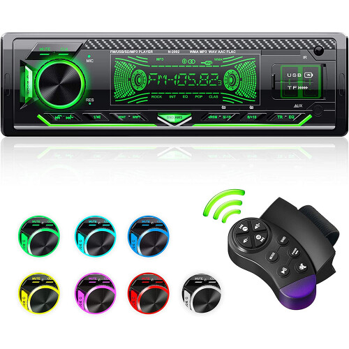 Συμπαγές στερεοφωνικό αυτοκινήτου, Bluetooth Hands-Free, Ραδιόφωνο FM με μπάσα, Push-To-Talk,