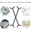 Clipes para Lençol de Cama com Elástico, Presilhas Ajustáveis com Design Triangular de Proteção, Cordas Elásticas Resistentes. 6
